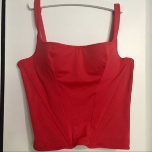 VS Red Corset Top